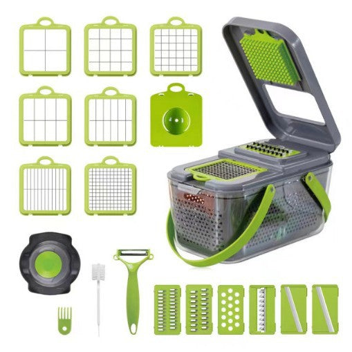 22-in-1 Multi-Function Vegetable Cutter Set – Faster Meal Prep, Every Day